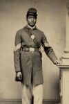 Pvt. Abram Garvin, Company F, 108th U.S. Colored Infantry